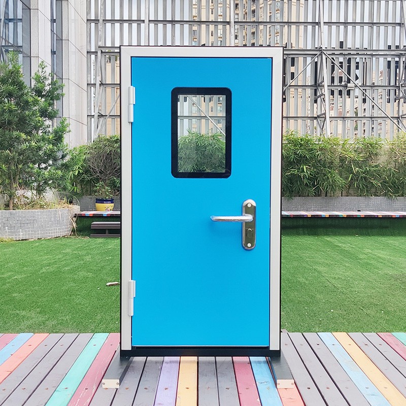 Sample door for colored steel door for opearation theatre / isolation room