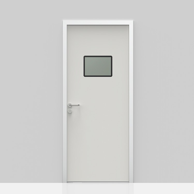unequal double lead door for hospital / medical  / lab / cleanroom project